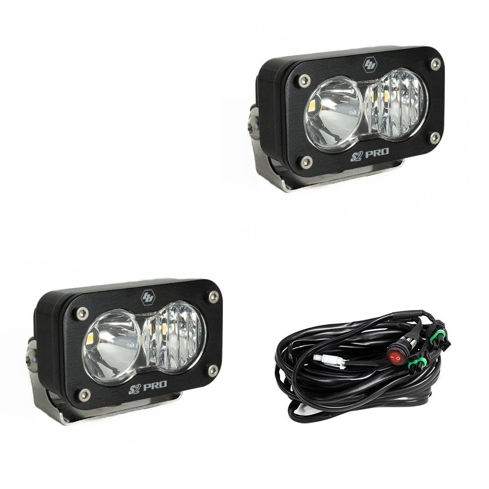Baja Designs, 487803, LED Light, S2 Pro, Black, Driving/Combo